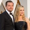 Leonardo DiCaprio et Kate Winslet - Arrivées à la 88ème cérémonie des Oscars à Hollywood, le 28 février 2016.