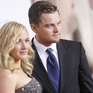 Kate Winslet et Leonardo DiCaprio à l'avant-première du film "Les Noces rebelles" à Westwood, Los Angeles, le 15 décembre 2008