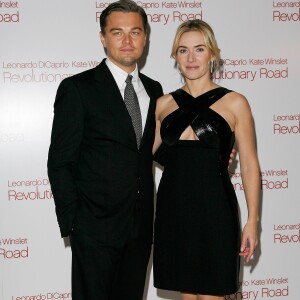 Leonardo DiCaprio et Kate Winslet  à l'avant-première du film "Les Noces rebelles" à Londres le 18 janvier 2009