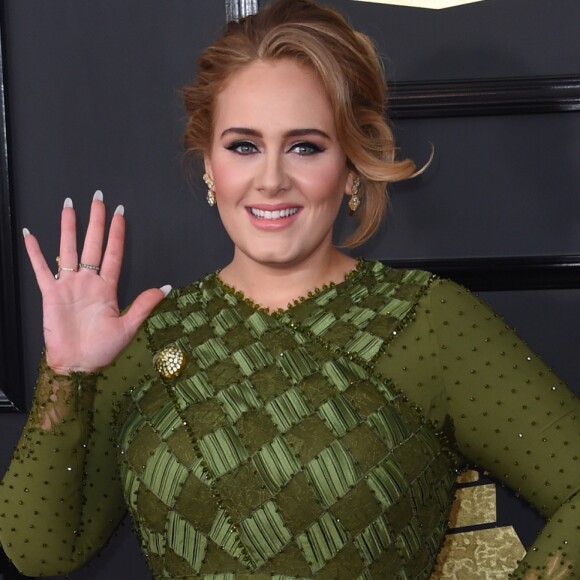 Adele à la 59ème soirée annuelle des Grammy Awards au théâtre Microsoft à Los Angeles, le 12 février 2017 © Chris Delmas/Bestimage