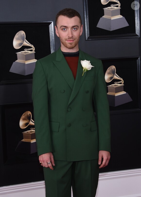 Sam Smith à la 60ème soirée annuelle des Grammy Awards à Madison Square Garden à New York, le 28 janvier 2018 © Chris Delmas/Bestimage