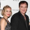 Diane Kruger et Quentin Tarantino à une projection du film 'Inglourious Basterds' au Cinema Society à New York le 17 août 2009