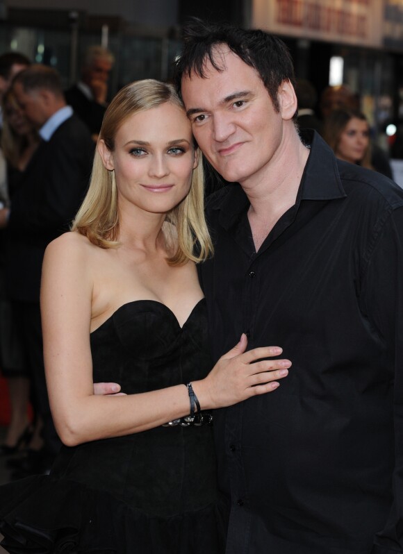 Diane Kruger et Quentin Tarantino à l'avant-première du film 'Inglourious Basterds' à Londres le 23 juillet 2009