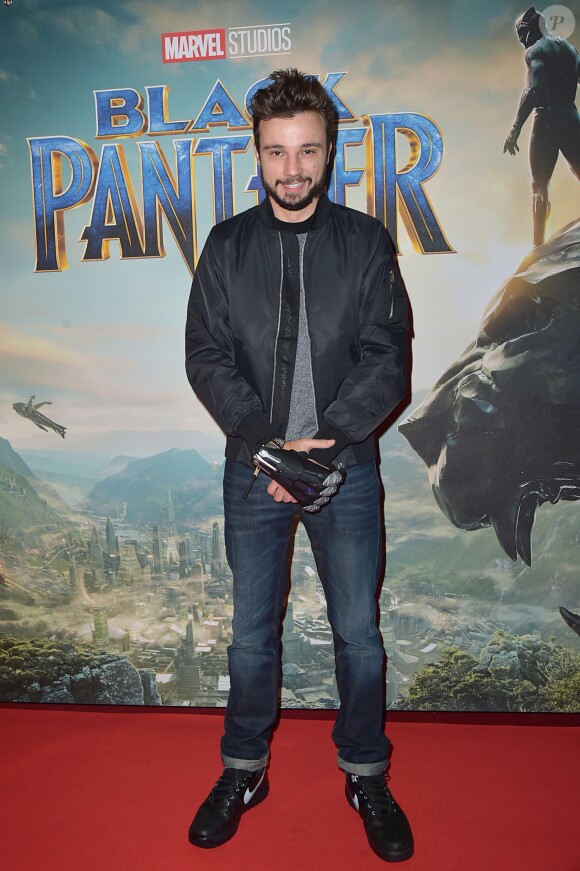 Tom Villa - Projection du nouveau Marvel "Black Panther" au cinéma Grand Rex à Paris, France, le 7 février 2018. © Gorassini-Guirec/Bestimage