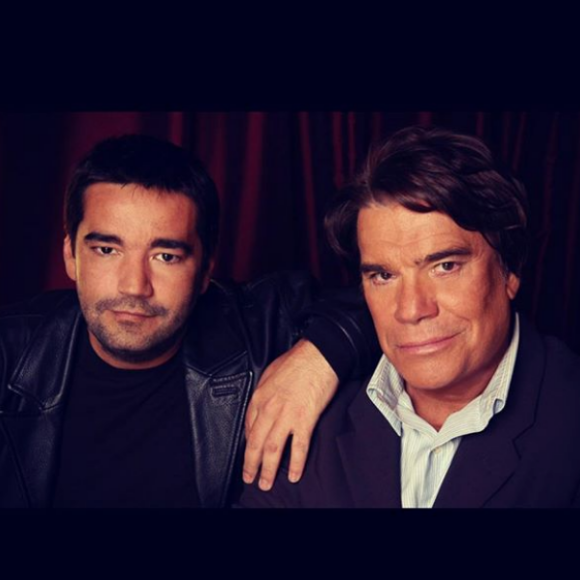 Stéphane Tapie et son père Bernard Tapie.