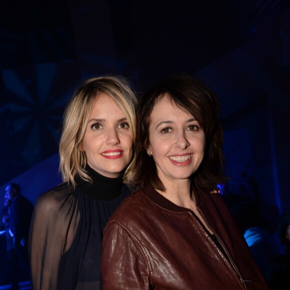 Semi-exclusif - Laurence Arné et Valérie Bonneton - After-party du film "La Ch'tite Famille" à la discothèque Yoyo à Paris, France, le 14 février 2018. Evènement organisé par Five Eyes Production. © Rachid Bellak/Bestimage