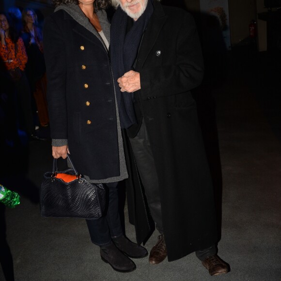 Semi-exclusif - Pierre Richard et sa femme Ceyla Lacerda - After-party du film "La Ch'tite Famille" à la discothèque Yoyo à Paris, France, le 14 février 2018. Evènement organisé par Five Eyes Production. © Rachid Bellak/Bestimage