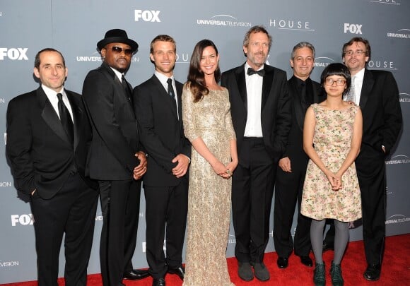 L'équipe de la série Dr House le 20 avril 2012 à Los Angeles pour fêter la fin du show.