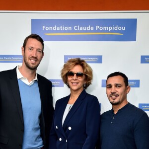 Exclusif - Alain Bernard, Corinne Touzet et Brahim Asloum - Journée caritative au profit de la Fondation Claude Pompidou à l'Hippodrome de la Côte d'Azur à Cagnes-sur-Mer, le 11 février 2018. © Bruno Bebert/LMS/Bestimage