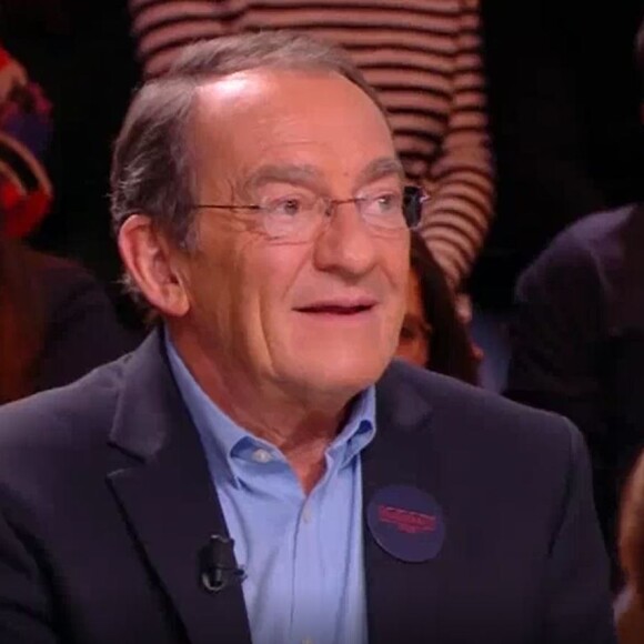 Jean-Pierre Pernaut, présentateur du JT de 13h sur TF1, invité de Yann Barthès dans "Quotidien" (TMC) le 20 février 2018.