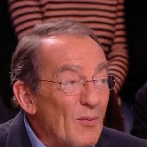 Jean-Pierre Pernaut, présentateur du JT de 13h sur TF1, invité de Yann Barthès dans "Quotidien" (TMC) le 20 février 2018.