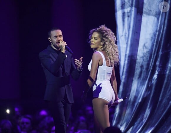 Liam Payne et Rita Ora - 38e cérémonie des Brit Awards, le 21 février 2018 à Londres