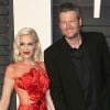 Gwen Stefani et son compagnon Blake Shelton - People à la soirée "Vanity Fair Oscar Party" après la 88ème cérémonie des Oscars à Hollywood, le 28 février 2016.