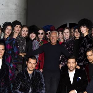 Giorgio Armani - Défilé de mode "Giorgio Armani" lors de la fashion week de Milan. Le 24 février 2018.