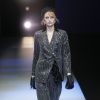 Défilé de mode "Giorgio Armani" lors de la fashion week de Milan. Le 24 février 2018.