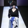 Défilé de mode "Giorgio Armani" lors de la fashion week de Milan. Le 24 février 2018.