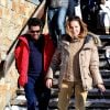 Jamel Debbouze et sa femme Mélissa Theuriau lors du 20ème Festival du film de comédie à l'Alpe d'Huez, France, le 20 janvier 2017. © Christophe Aubert via Bestimage