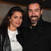 Robert Pirès et sa femme Jessica lors du dîner "Global Gift Celebration" à Londres, le 26 février 2018.