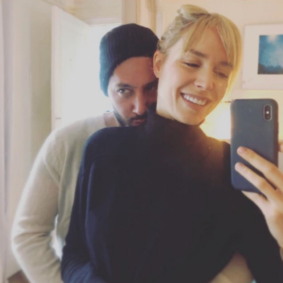 Kamar (Cyril Kamar, ex K. Maro) et son épouse Anne-Sophie Mignaux, photo publiée sur Instagram le 31 janvier 2018