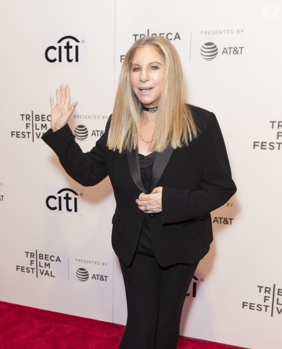 Barbra Streisand à la soirée Tribeca Talks Storytellers lors du Festival du Film de Tribeca à New York, le 29 avril 2017