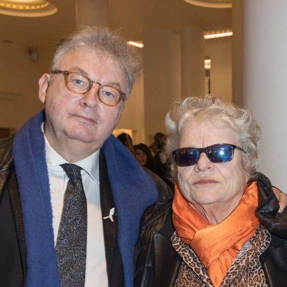 Dominique Besnehard et Josee Dayan - Arrivées lors de la 43e cérémonie des Cesar à la salle Pleyel à Paris, le 2 mars 2018. © Dominique Jacovides - Olivier Borde / Bestimage