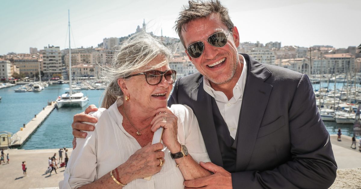 Qui Est La Mère De Jean-pierre Castaldi Exclusif - Benjamin Castaldi et sa mère Catherine Allégret - Terrasse