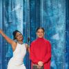 Tiffany Haddish et Maya Rudolph sur la scène lors de la 90ème cérémonie des Oscars 2018 au théâtre Dolby à Los Angeles, Californie, Etats-Unis, le 4 mars 2018.