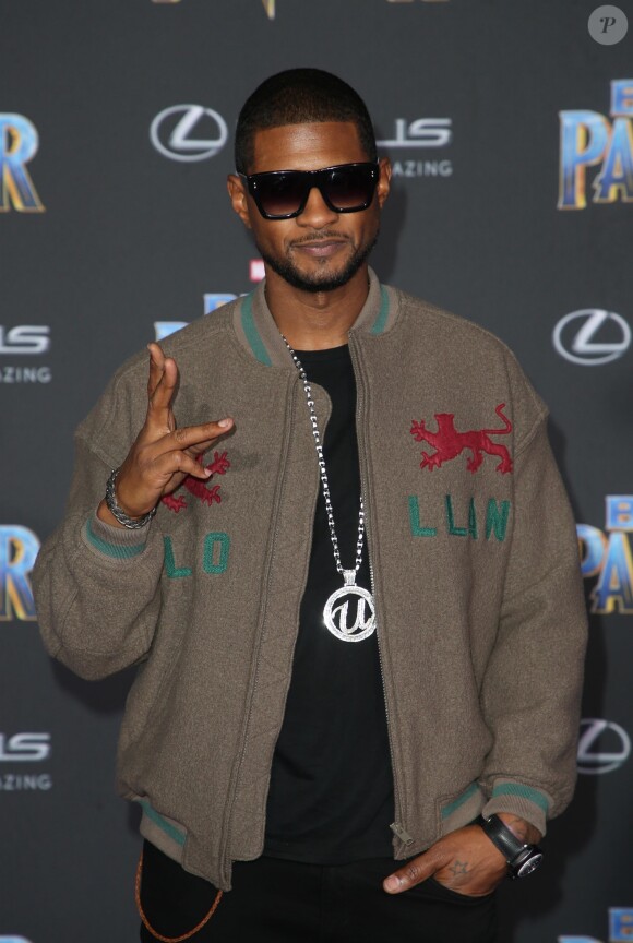 Usher à la première de 'Black Panther' au théâtre The Dolby à Los Angeles, le 29 janvier 2018