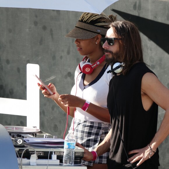 Bob Sinclar lors d'un tournoi de tennis caritatif pour la 14e édition annuelle du "Desert Smash 2018" à La Quinta en Californie, le 6 mars 2018.