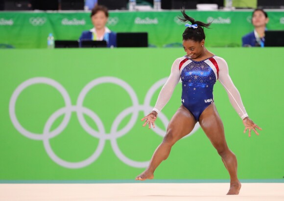 Simone Biles durant les Jeux olympiques de Rio au Brésil, le 11 août 2016.