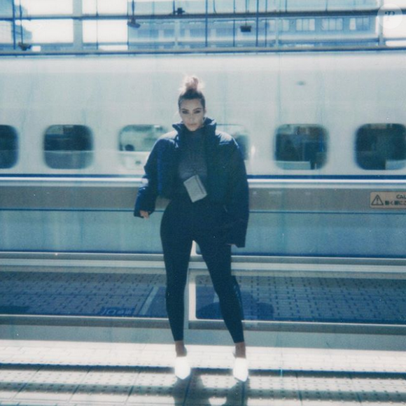 Kim Kardashian au Japon. Mars 2018.