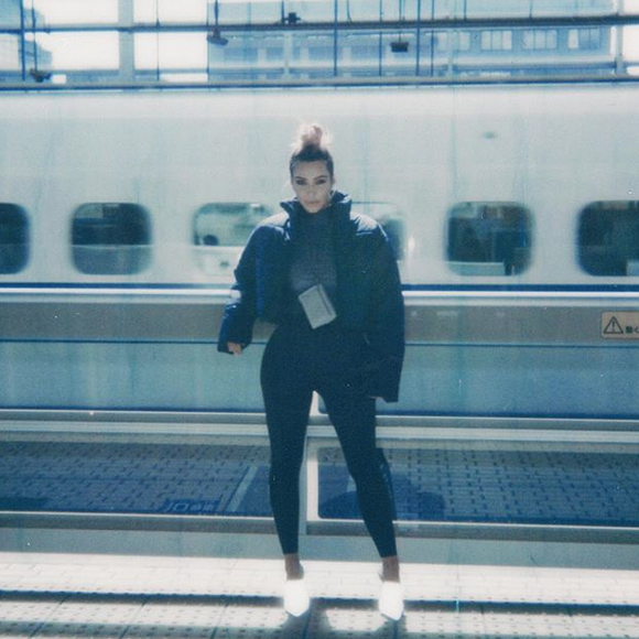 Kim Kardashian au Japon. Mars 2018.