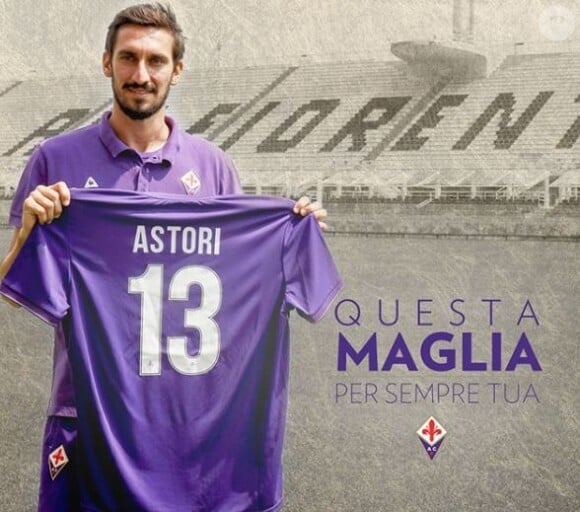 Le club de la Fiorentina rend hommage à Davide Astori après sa mort. Instagram, mars 2018.