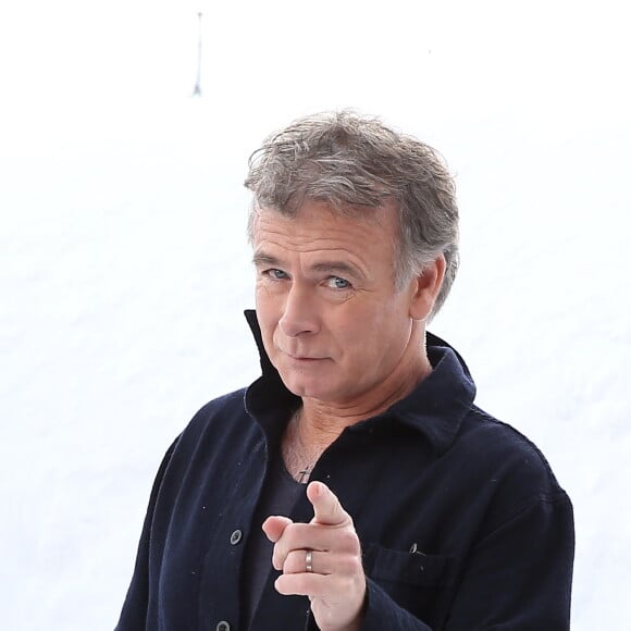 Franck Dubosc lors du photocall du film "Tout le monde debout" de F.Dubosc dans le cadre du 21e Festival International du Film de Comédie de l'Alpe d'Huez le 19 janvier 2018. © Dominique Jacovides / Bestimage