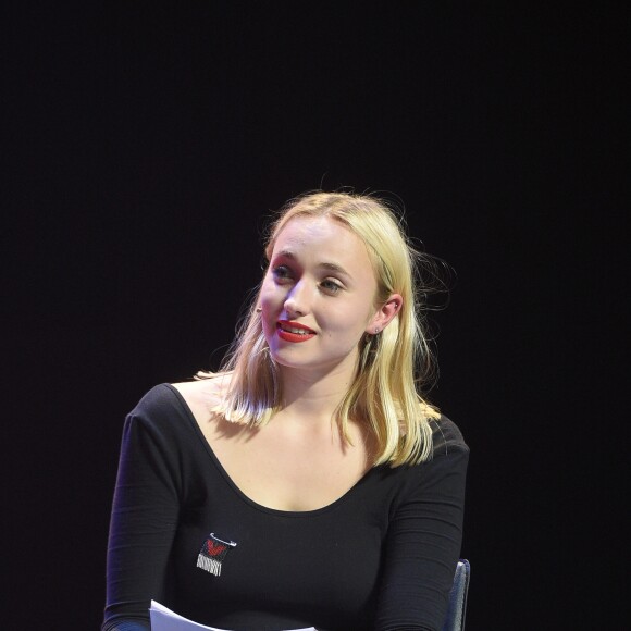 Chloé Jouannet - Représentation de la pièce "Les Monologues du Vagin" au théâtre le Comédia à Paris le 12 mars 2018. © Guirec Coadic/Bestimage
