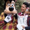 Corinne Coman - Les Bonnes Fées passent une journée à Disneyland Paris avec 35 enfants des foyers de la mairie de Paris le 10 mars 2018. © Angela Rossi via Bestimage