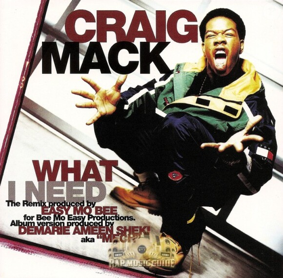 Pochette du single "What I Need" de Craig Mack sorti en 1997