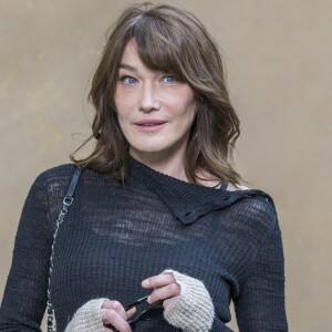 Carla Bruni Sarkozy - People au défilé de mode automne-hiver 2018/2019 "Chanel" au Grand Palais à Paris le 6 mars 2018. © Olivier Borde/Bestimage