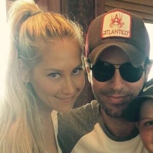 Anna Kournikova et Enrique Iglesias sur Instagram le 9 juin 2016.
