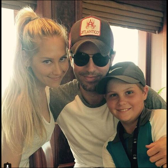 Anna Kournikova et Enrique Iglesias sur Instagram le 9 juin 2016.