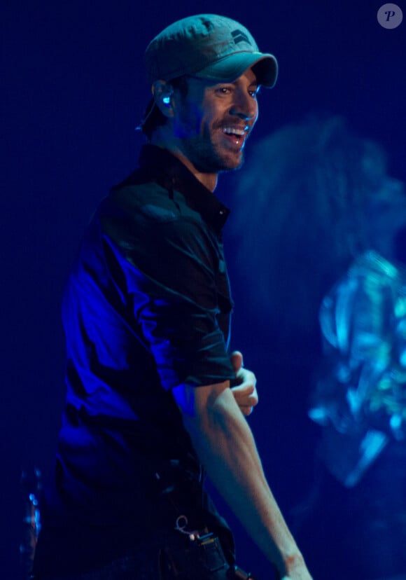 Concert de Enrique Iglesias à Santander en Espagne le 15 juillet 2017.