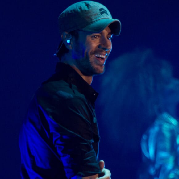 Concert de Enrique Iglesias à Santander en Espagne le 15 juillet 2017.
