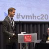Le prince Harry a prononcé un discours lors de la conférence annuelle "Veterans Mental Health" au King's College à Londres le 15 mars 2018