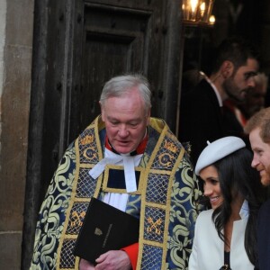 Meghan Markle participait le 12 mars 2018 avec Harry et la famille royale britannique à la célébration du Commonwealth Day en l'abbaye de Westminster.