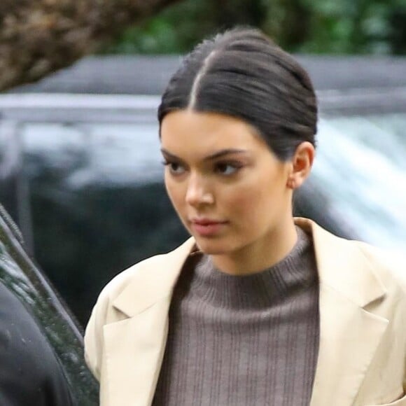 Kendall Jenner - Les célébrités arrivent à la "Baby shower" de K. Kardashian, enceinte, à l'hôtel Bel Air de Beverly Hills le 10 mars 2018.  Celebrities attends K. Kardashian's Baby Shower at the Bel Air Hotel in Beverly Hills March 10, 2018.10/03/2018 - Los Angeles