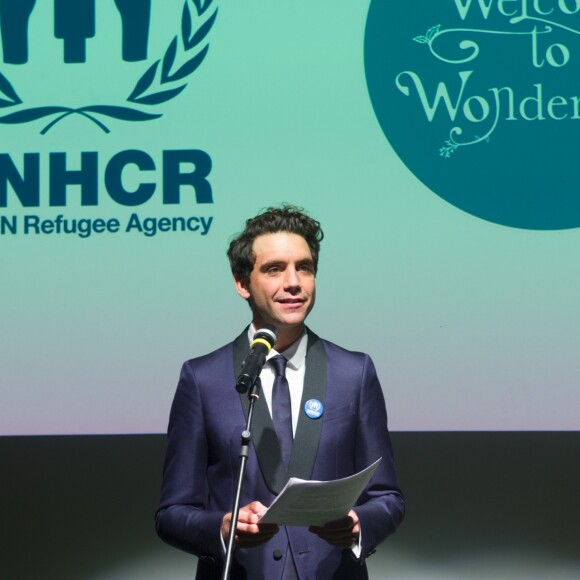 Le chanteur Mika à Milan, Italie, le 9 novembre 2017.