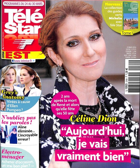 Magazine "Télé Star", en kiosques lundi 19 mars 2018.