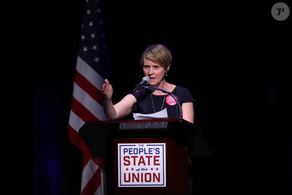 Cynthia Nixon - Discours sur l'état de l'Union à New York le 30 janvier 2018.