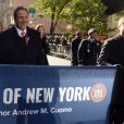 Le gouverneur Andrew M. Cuomo - 99ème parade de la journée "Veterans Day" à Madison Square à New York. Le 11 novembre 2017