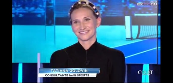 Tatiana Golovin de retour sur BeIN Sports après son congé maternité. Twitter, le 21 mars 2018. 